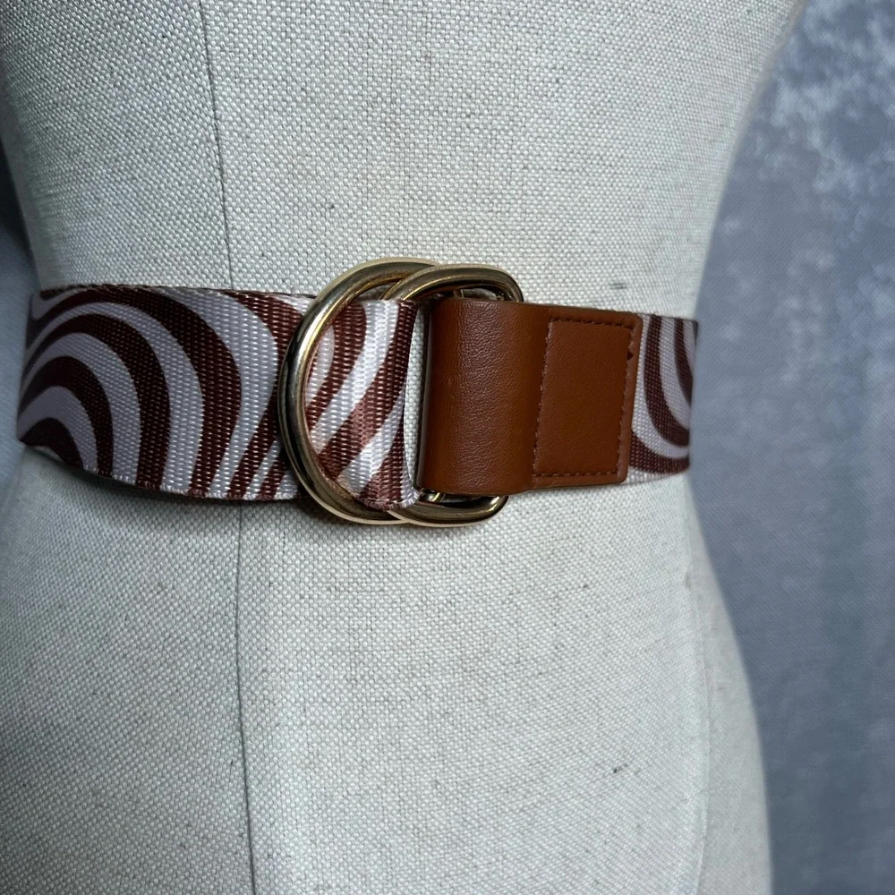 Target‎ Brown and Cream Swirl Belt
